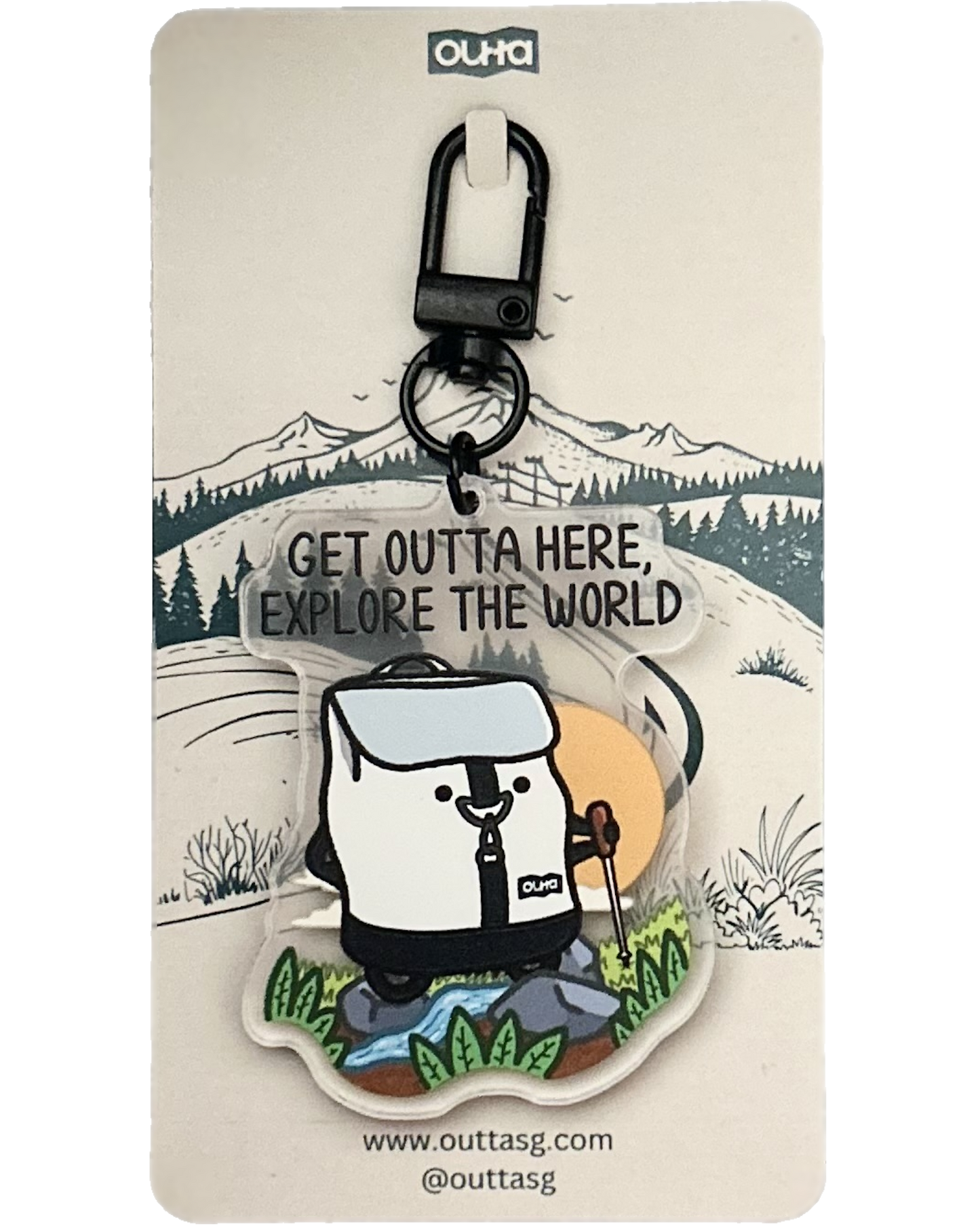 Seabreeze backpack keychain