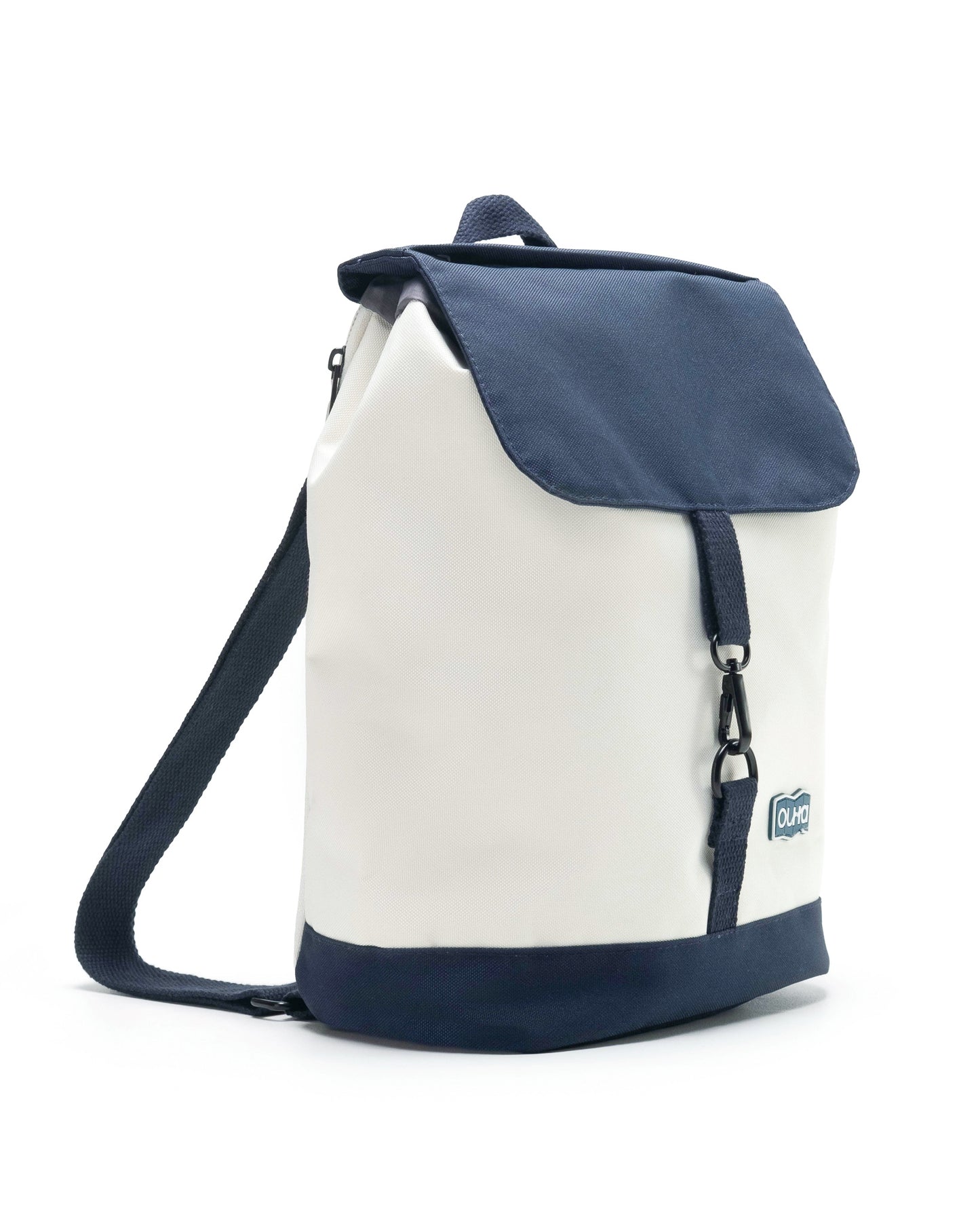 Navy blue and beige backpack (Nautical)