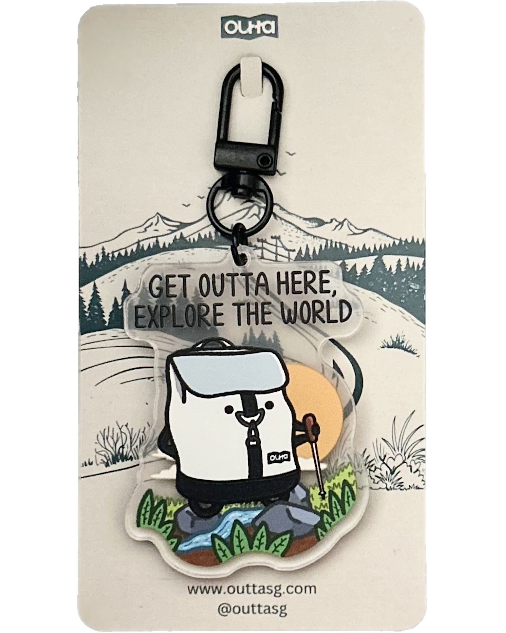 Seabreeze backpack keychain